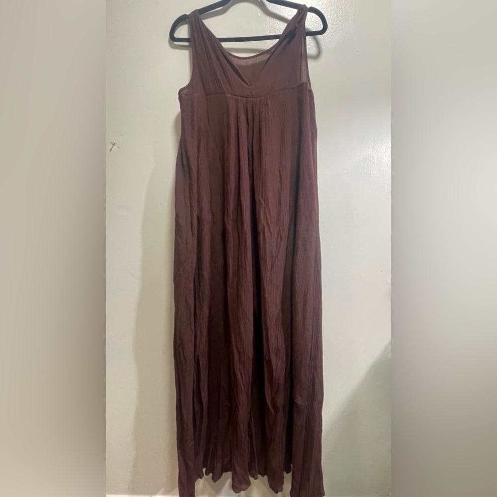 Madewell Long Maxi Skirt in Plum